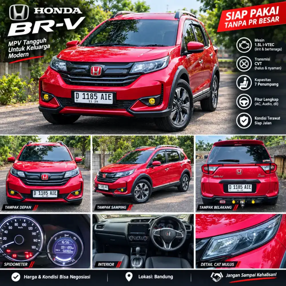 Jual Honda BR-V Tahun 2019 Matic 1.5
