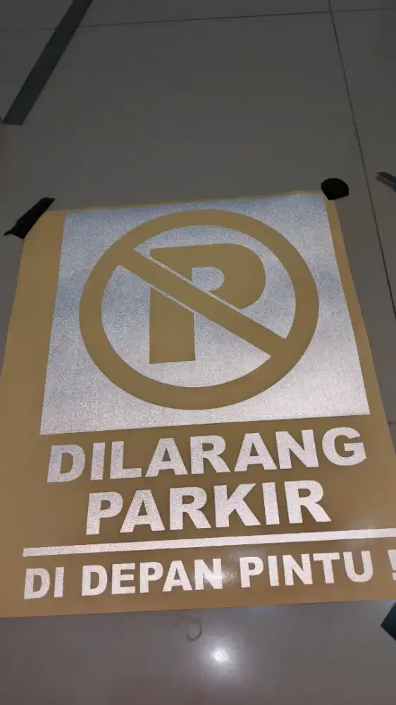 Scotlet reflective unt rambu parkir kantor, pabrik nyala kesorot lampu
