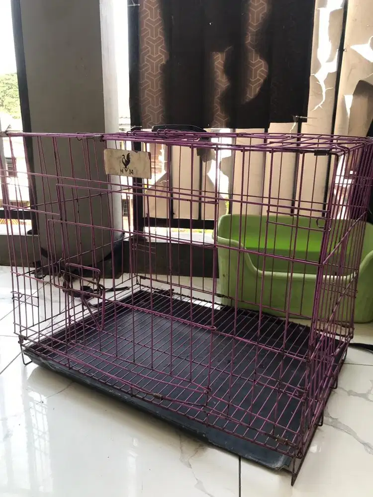 Kandang kucing pink