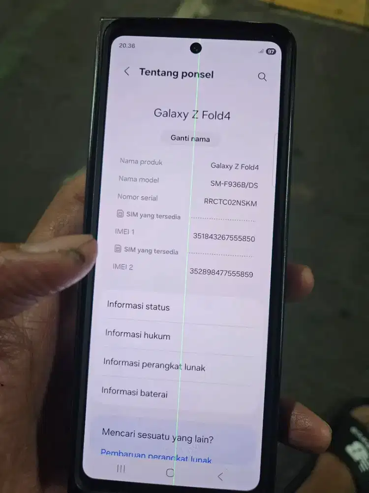 Samsung Z Fold 4 5G Ex Sein Ram 12+12/256gb