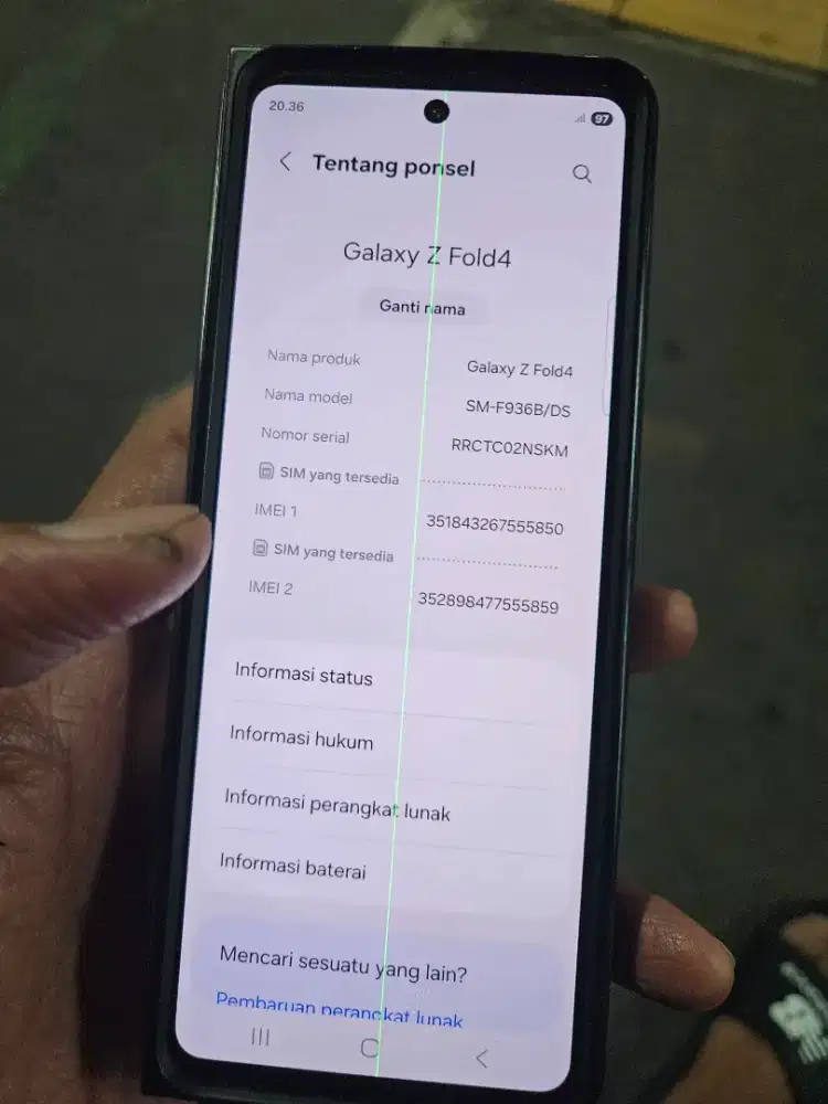 Samsung Z Fold 4 5G Ex Sein Ram 12+12/256gb