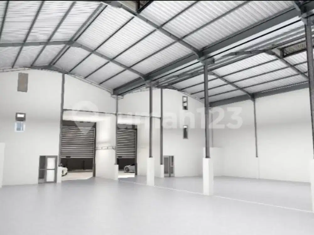 Disewakan Gudang Baru Mewah Kawasan Pergudangan Di Periuk, Tangerang.akses 40 Feet, Gudang 1 Lantai, Kantor 3 Lantai Luas Tanah 12 X 58(696m2). L