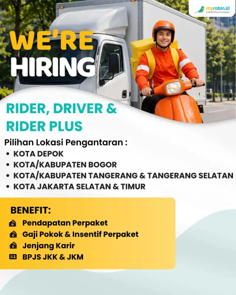 Lowongan Kerja Kurir Paket Kota Depok