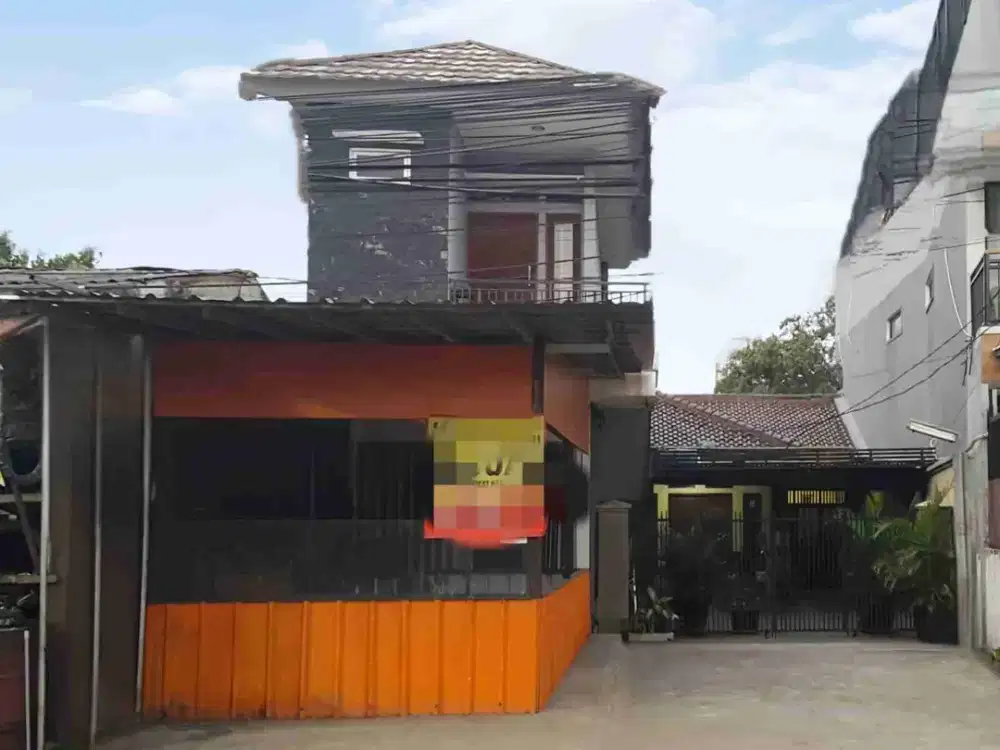 Dijual rumah + ruko di pinggir jln,pondok aren, Bintaro Tangerang Selatan.