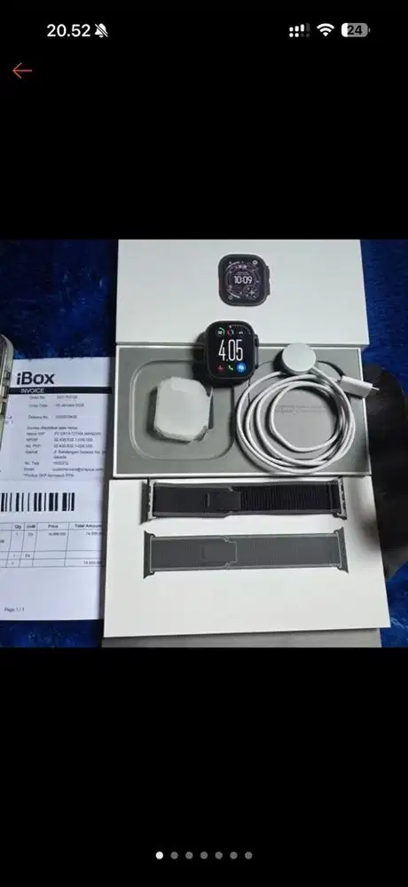 Apple Watch iWatch Ultra 3 iBox BH 100 Black Titanium 49mm Fullset