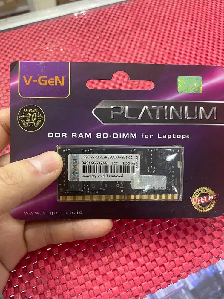Ram 16 gb sodim merk vgen platinum