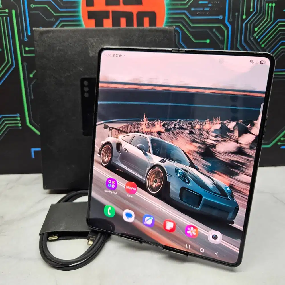 Samsung Galaxy Z Fold 5 12/512GB Black SEIN Resmi Fullset NO MINUS