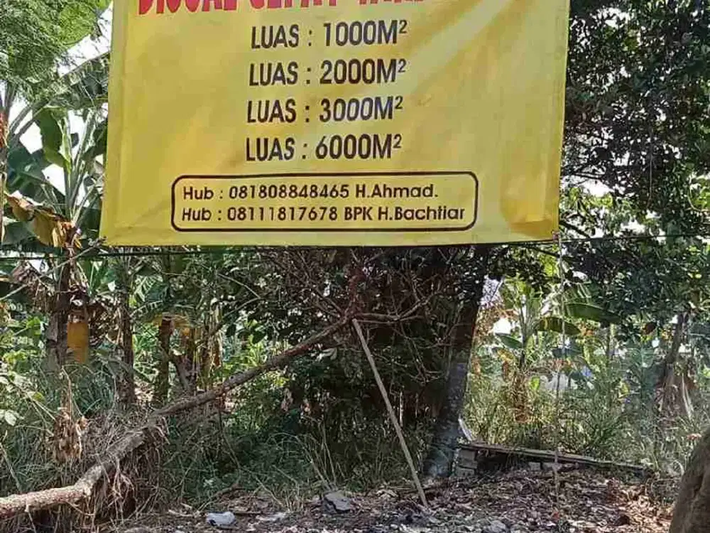Dijual Murah Tanah di depan GOR.