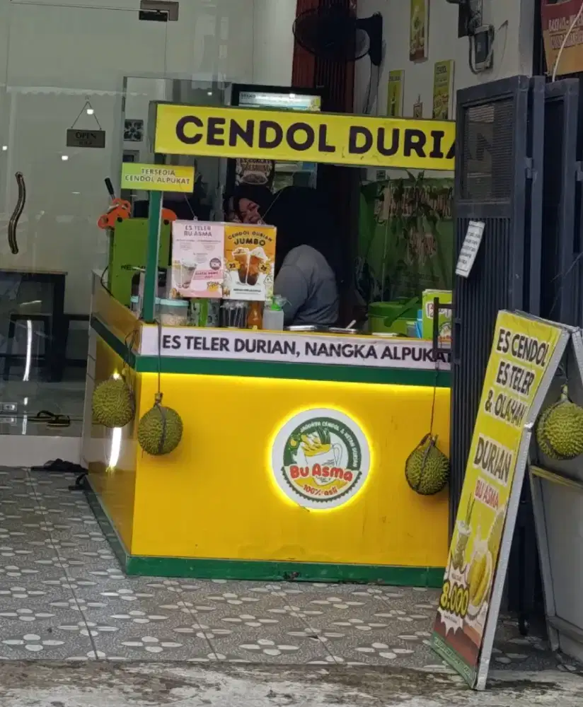 Meja Bar/Meja Booth Bekas Cendol Durian
