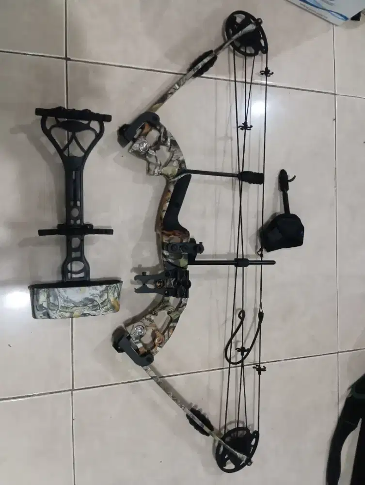 JUNXING M120 COMPOUND BOW FULL SET – LENGKAP SIAP PAKAI + TAS