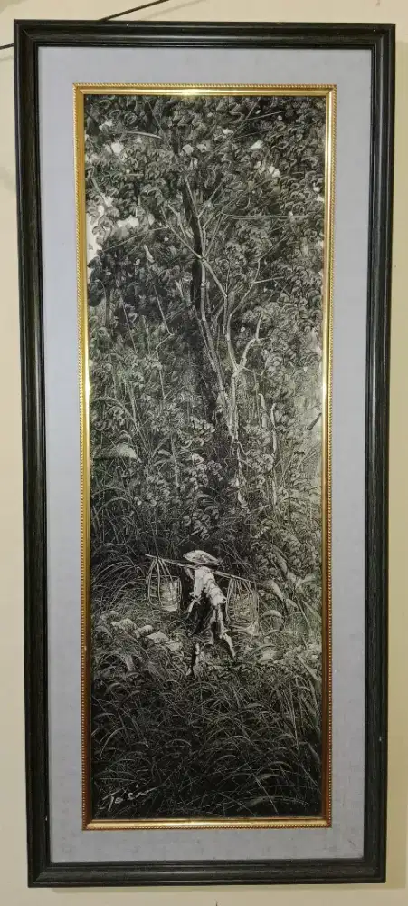 Lukisan asli bkn printing
