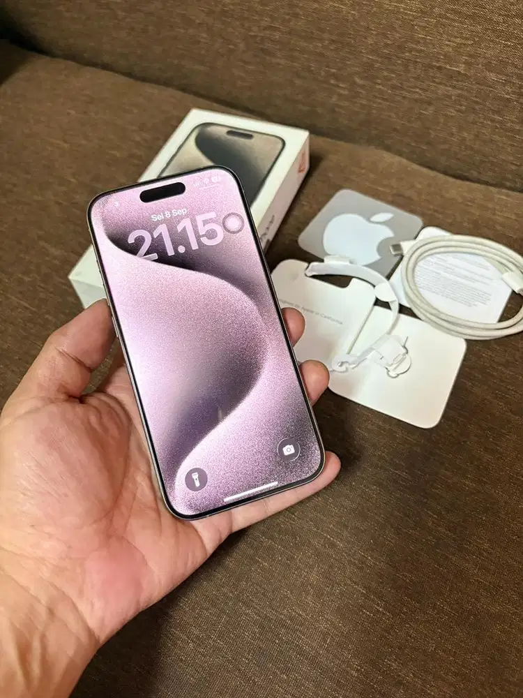 Iphone 15 pro 128gb ex garansi resmi bukan inter