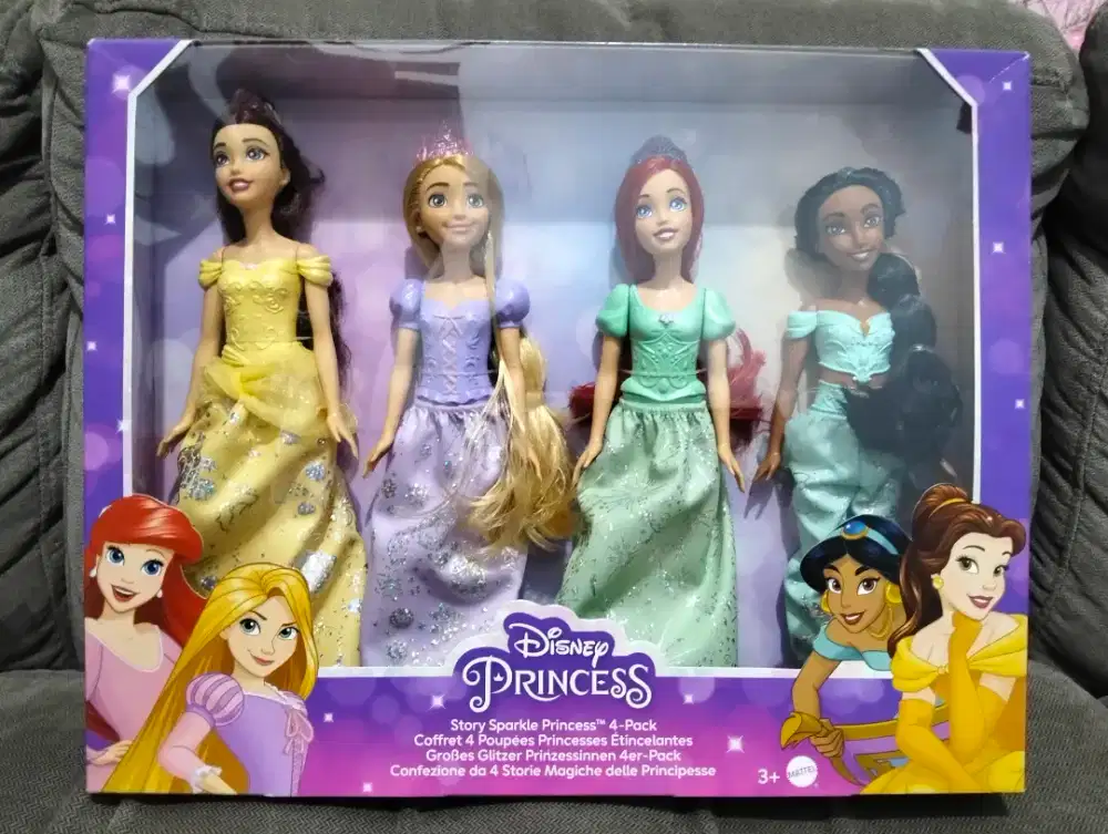 BARBIE DISNEY PRINCESS FOUR DOLL