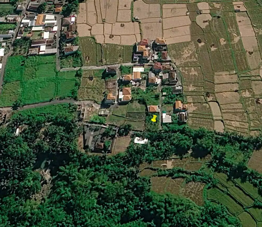 Tanah 150m² di Sukawati dengan view jungle dan sawah