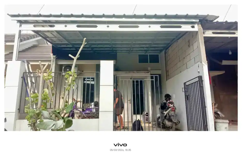 Kanopi baja ringan dan garasi