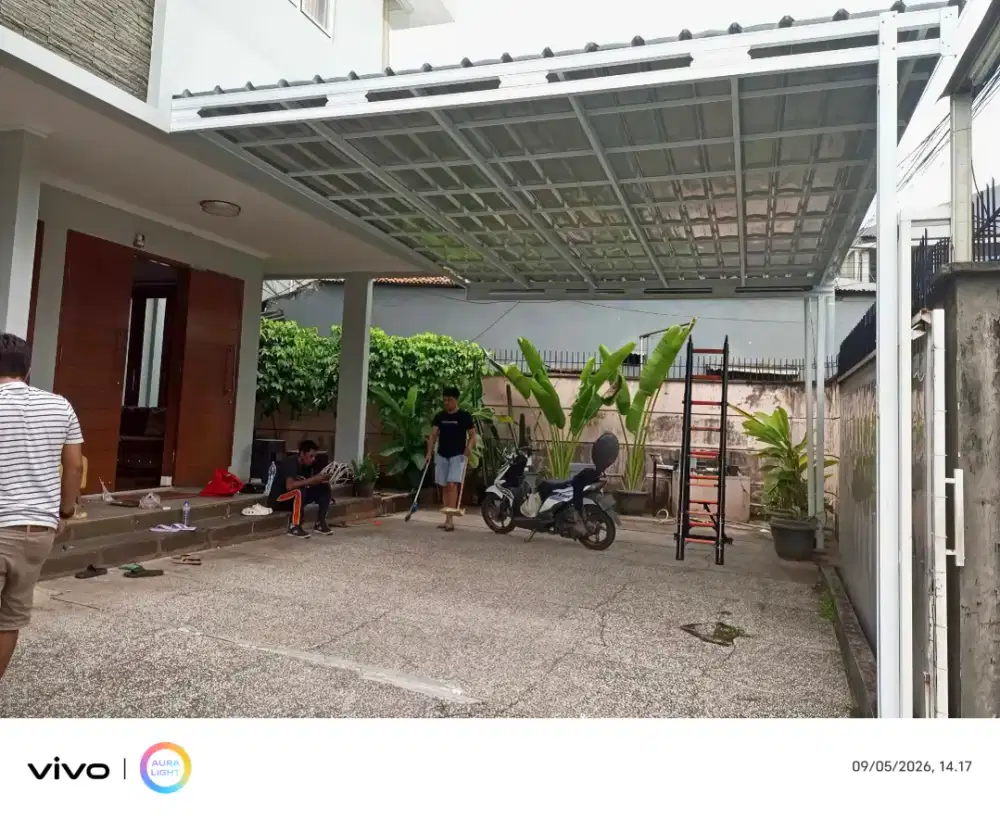 Jasa pasang kanopi baja ringan