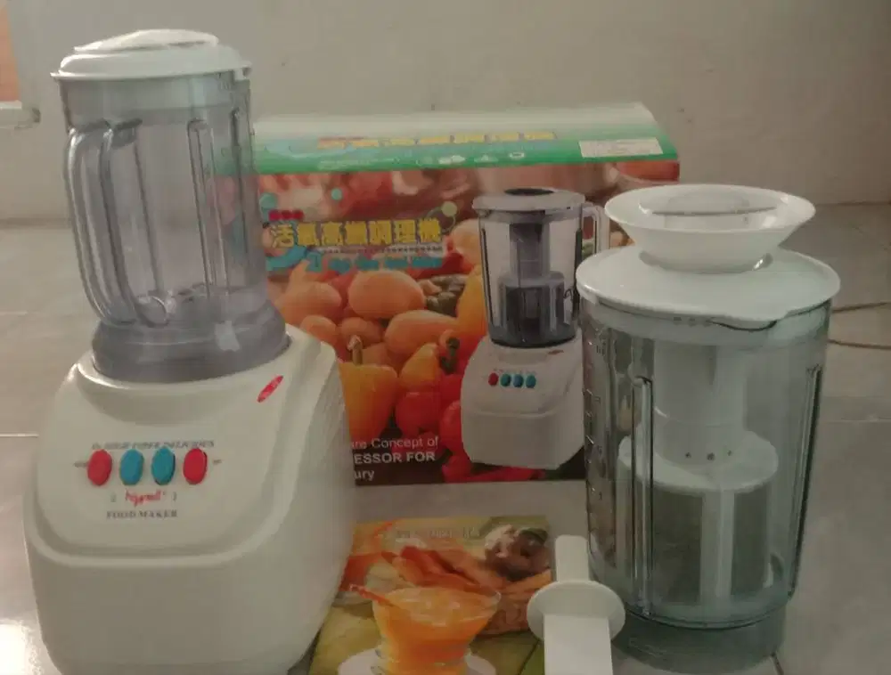 Mesin Food Processor O2 High Fiber Food Maker Merk SUPERMUM Taiwan
