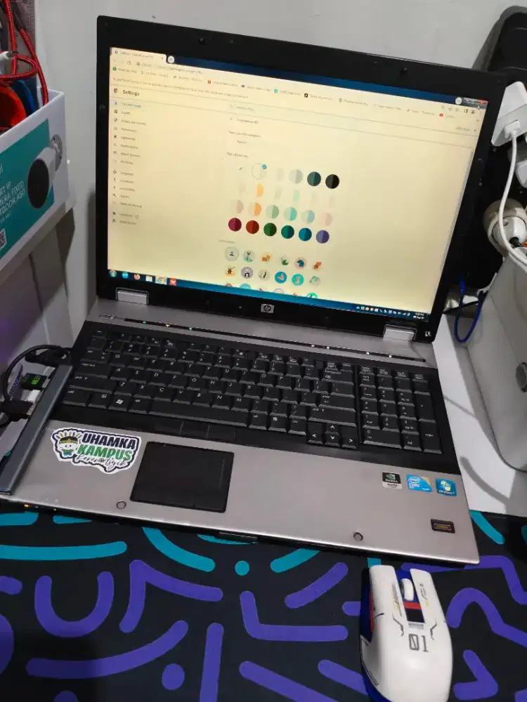 Laptop HP elitebook 8730w lcdnya 17 inch (ada minus)