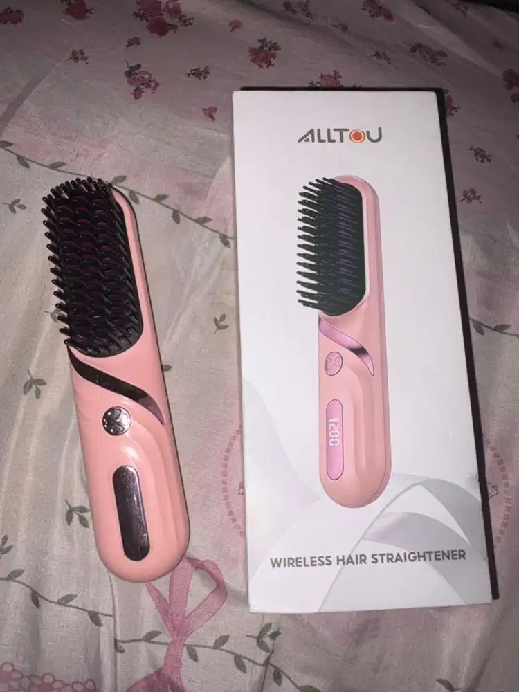 ALLTOU 2 in 1 Sisir Pelurus Rambut berkapasitas baterai 4000mAh