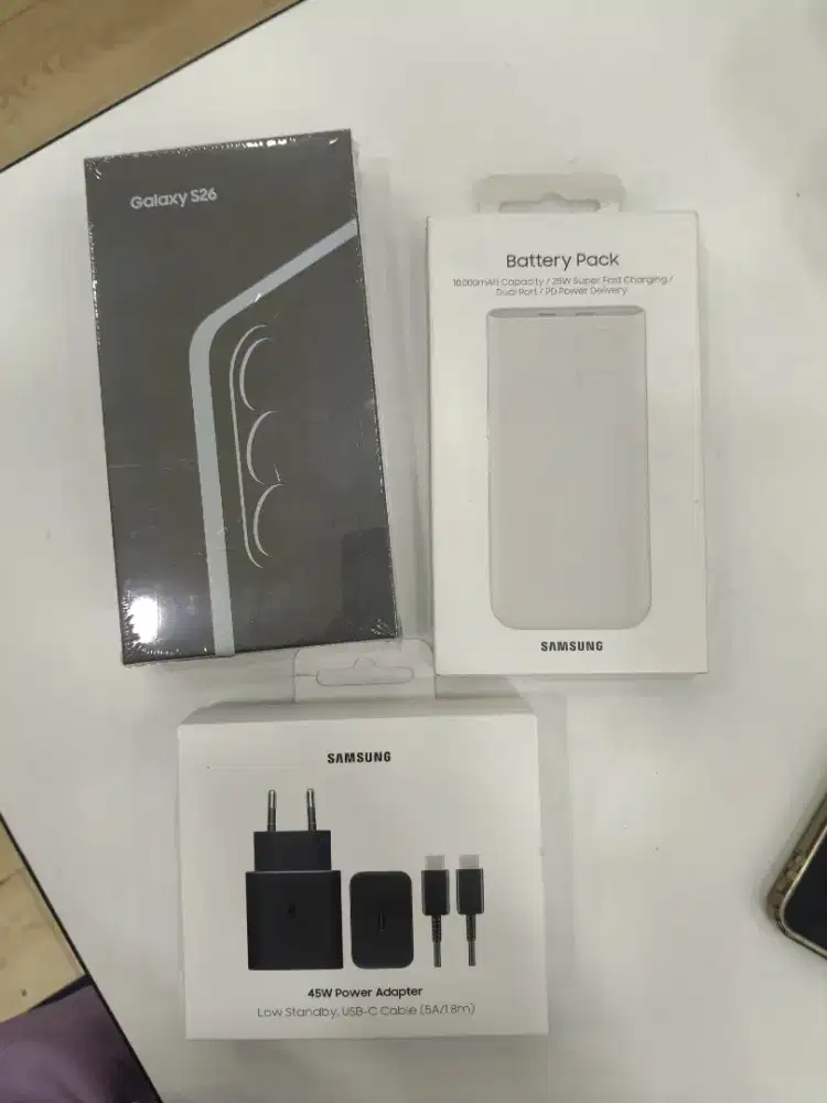 Samsung Galaxy S26 Free Powerbank+Adapter 45wat Original Samsung