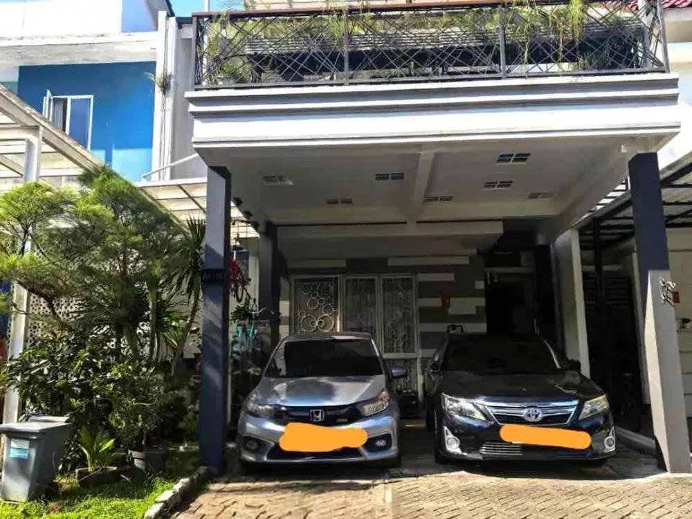Dijual Cepat Rumah Cluster Sevilla BSD City 2 Lantai LT 112m2 LB 150m2 4KT Carport Dak Cor SHM On Hand Semifurnished Dekat Stasiun Rawa Buntu`