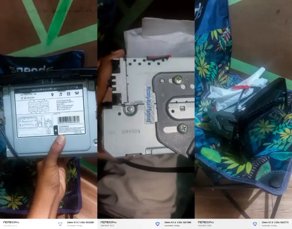 Head unit android original 9inc Ertiga dreza
