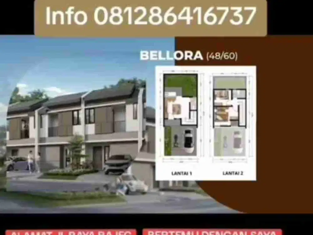 HARGA 500JUTAAN 2LANTAI PURI JAYA RAJEG TANGERANG