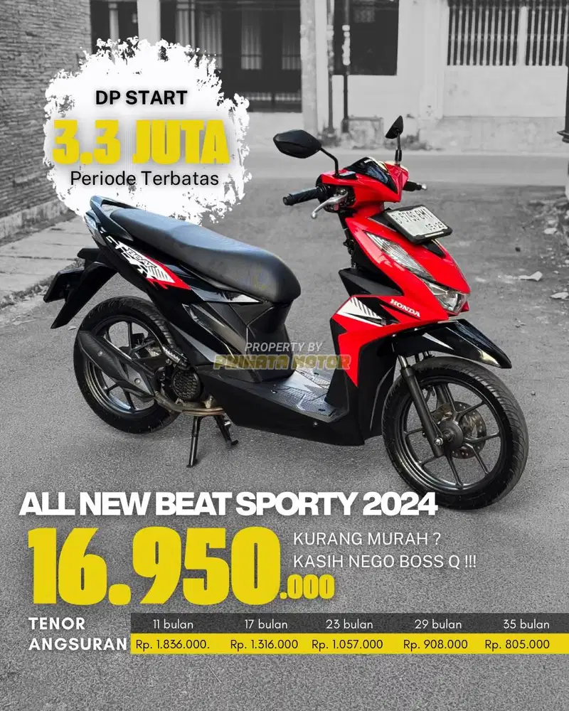 HONDA ALL NEW BEAT SPORTY 2024