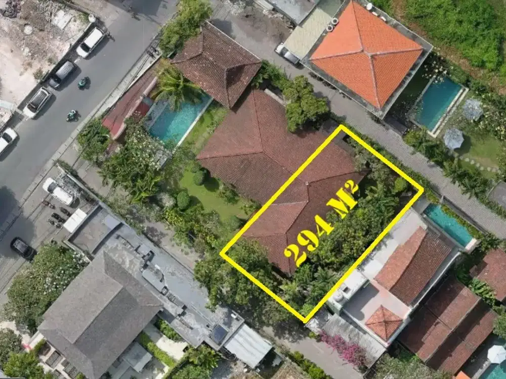 Dijual tanah lokasi premium Canggu Hanya 200 meter jalan kaki ke Pantai Canggu