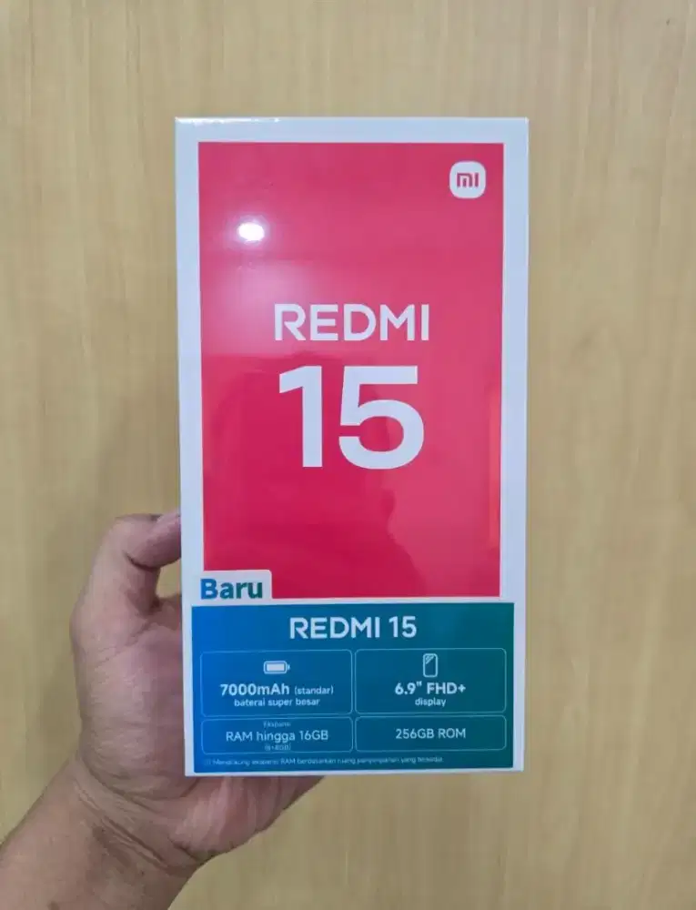 REDMI 15 128 GB & 256 GB