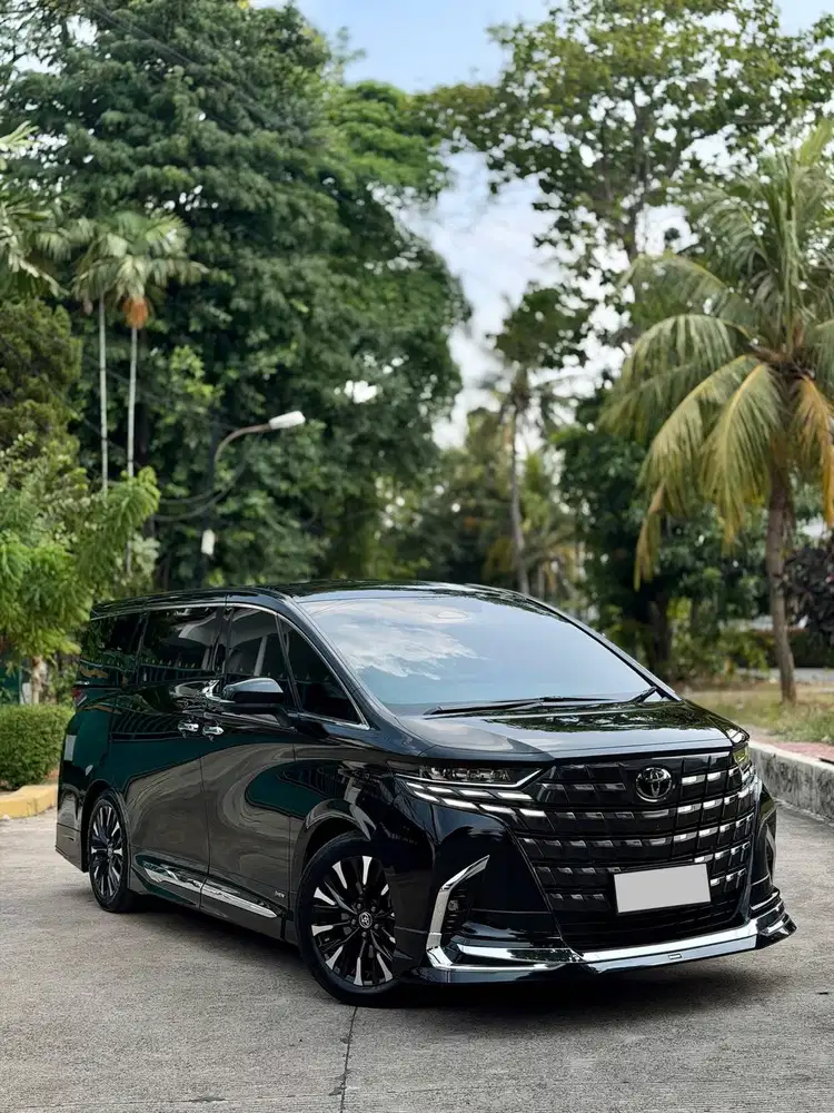 Alphard HEV Modelista 2024 hitam bu alphard Modelista hybrid 2023/2025