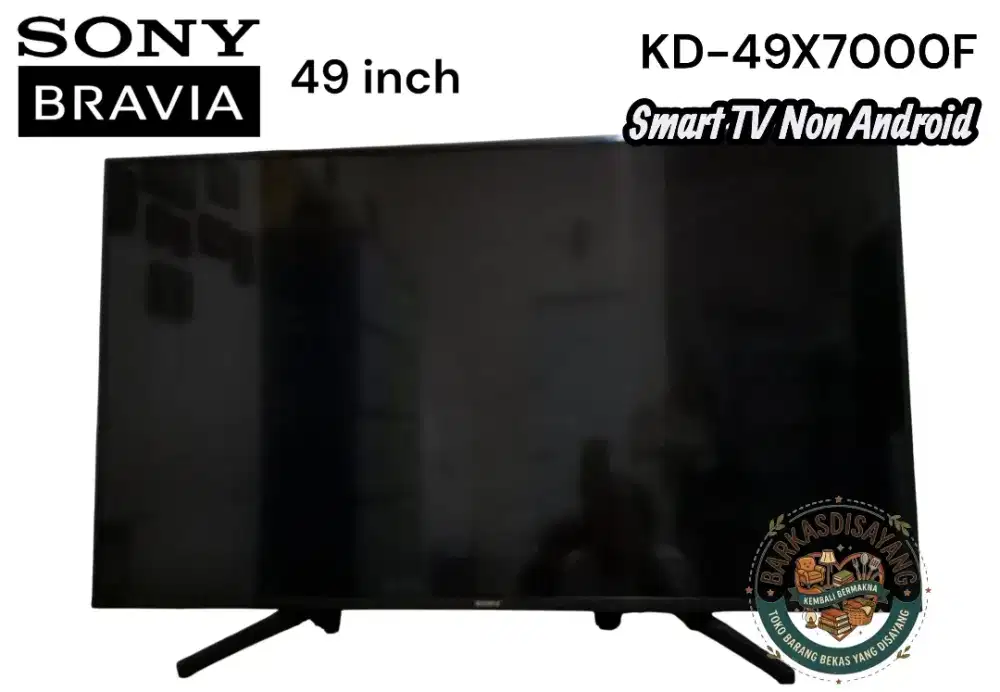 SMART TV NON ANDROID SONY BRAVIA 49 INCI 4K ULTRA HD NETFLIX YOUTUBE
