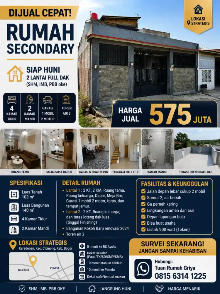 Dijual Rumah Siap Huni