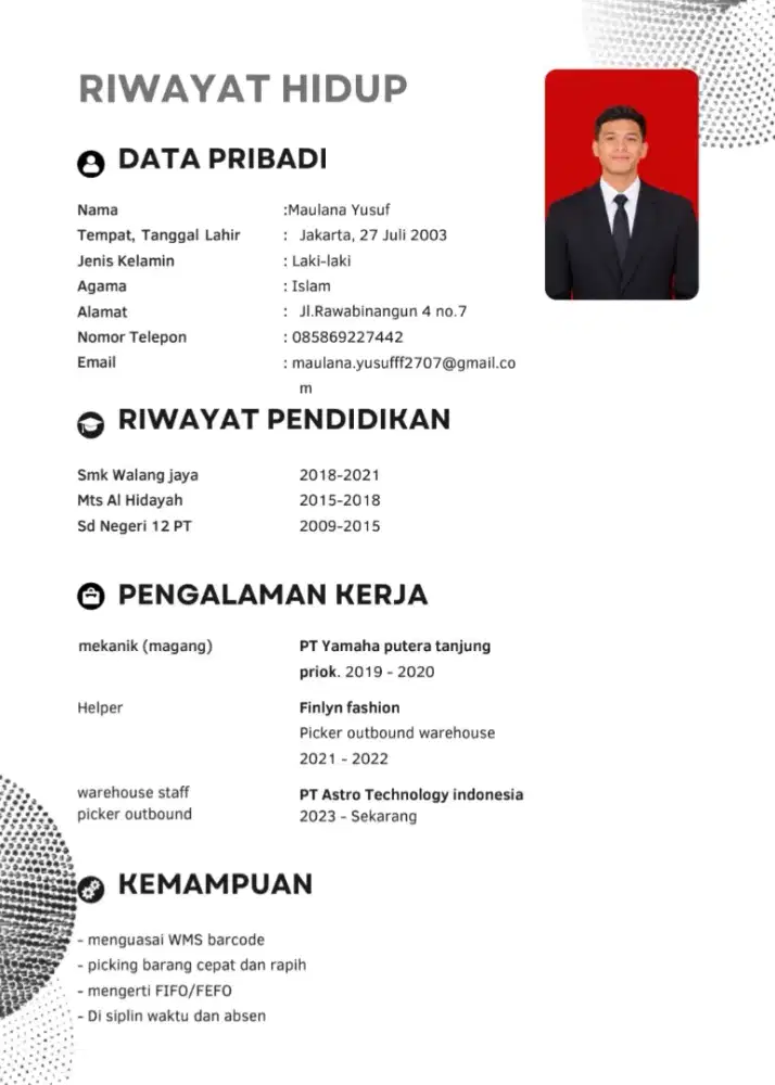 Sedang mencari pekerjaan