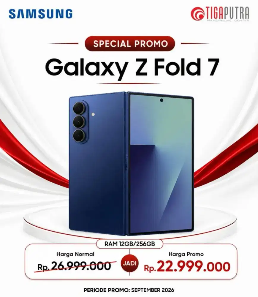 SAMSUNG GALAXY Z FOLD 7 12/256GB NEW GARANSI 1 TAHUN