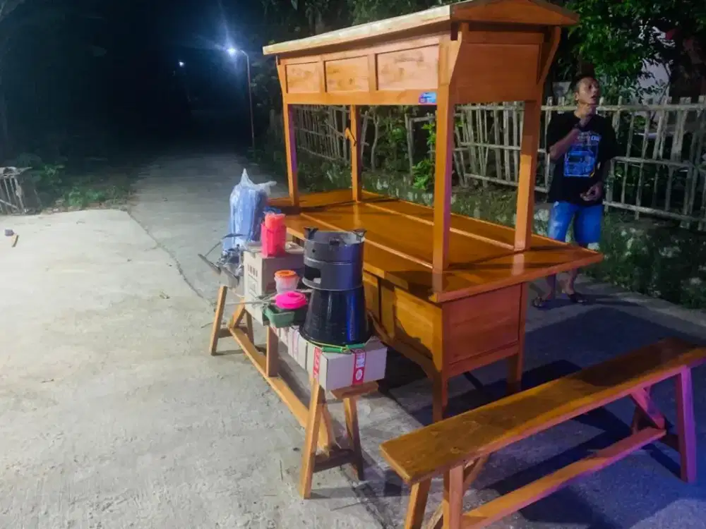 Gerobak Murah Berkualitas, Gerobak Bakso Mie Ayam Sate Bubur Soto dlL