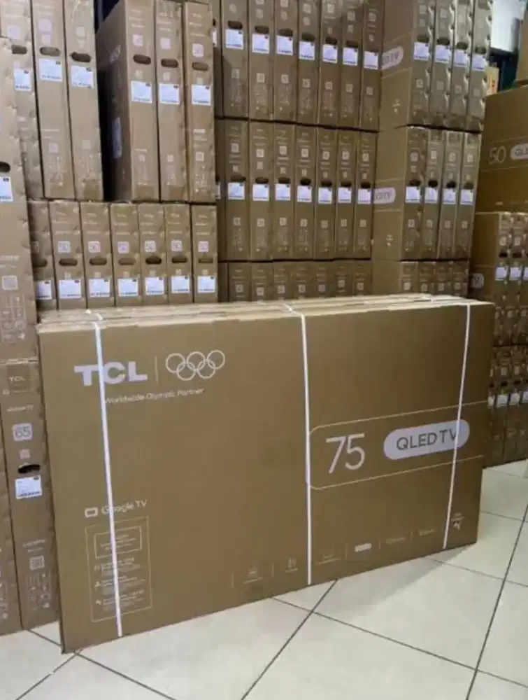 TV TCL NEW QLED 32 INC SAMPAI 75 INC READY GARANSI RESMI 3 TAHUN