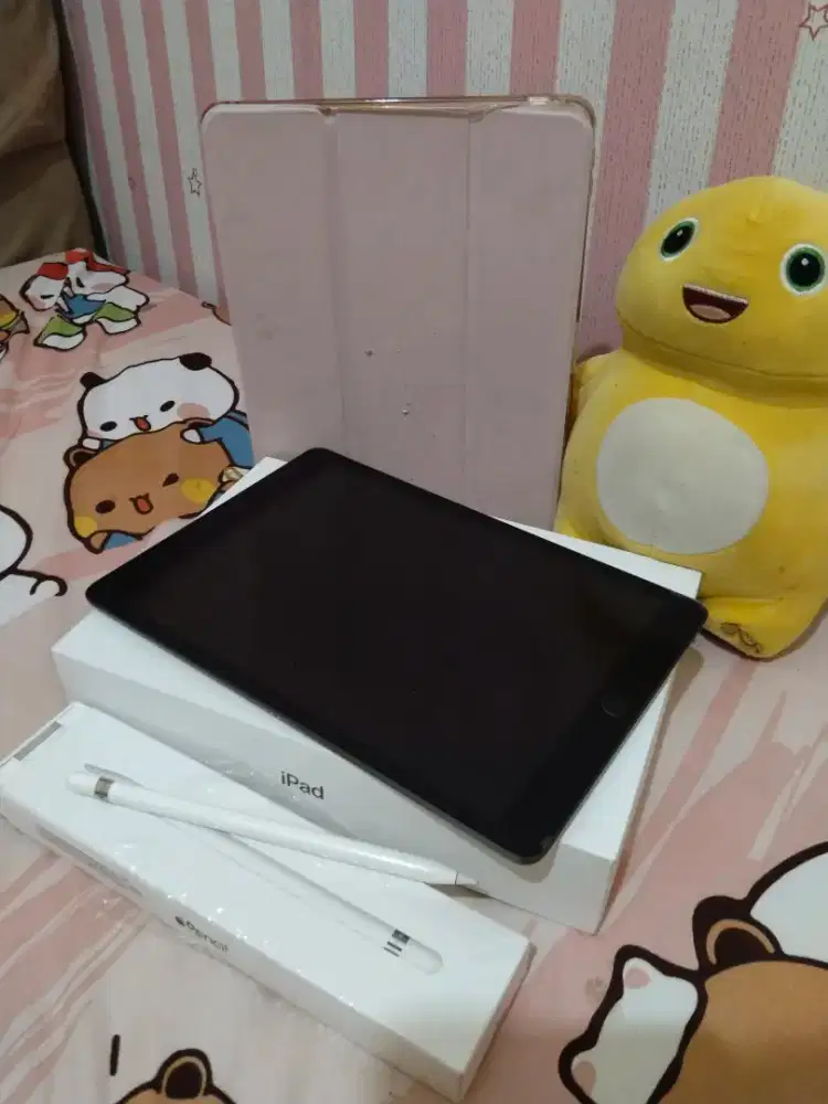 IPAD + APPLE PENCIL FULLSET RESMI IBOX GEN 9 64GB WIFI ONLY