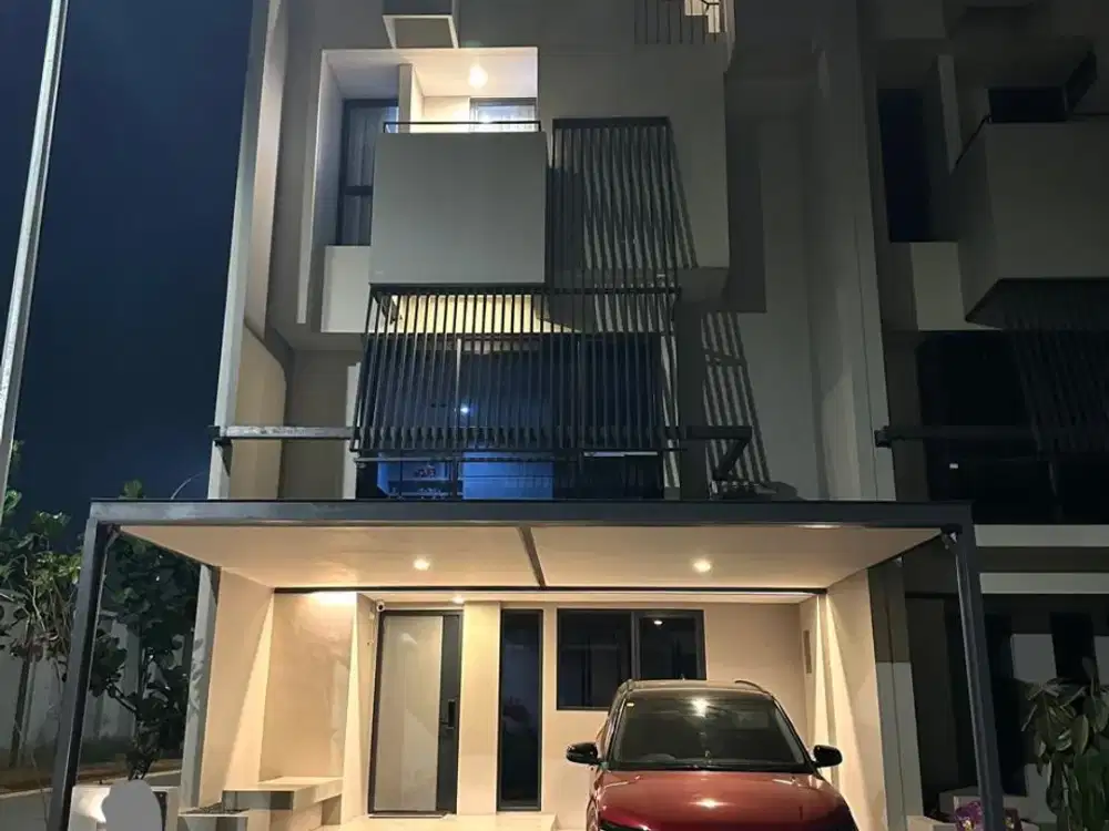 Sewa Rumah 3,5 lantai Full Furnished di Tabebuya BSD
