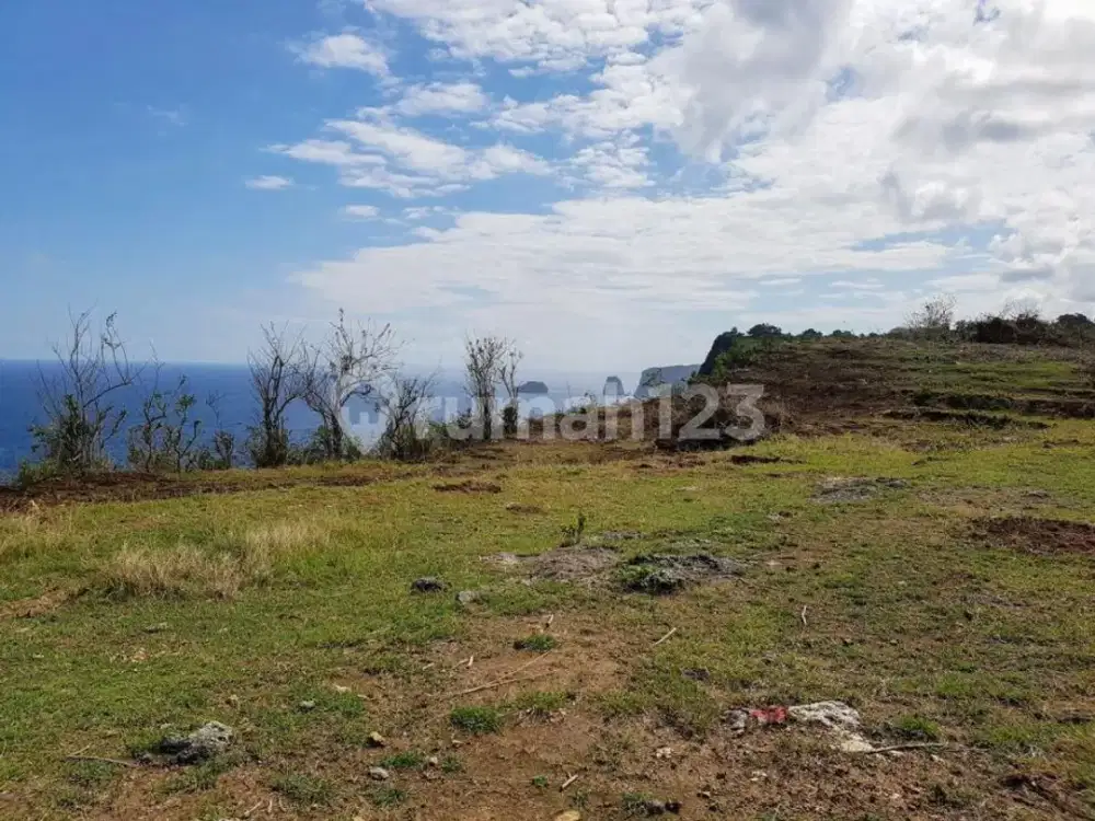 Tanah Kavling Los Tebing View Laut Sekartaji Nusa Penida, 650M², SHM, Tersisa 1 Unit, Rp 1,9 Miliar