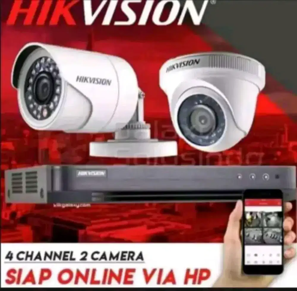 Menjual Paket Kamera Cctv komplit free instalasi