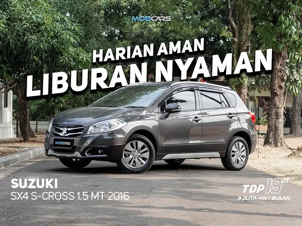[ LOW KM ] SX4 S-CROSS 1.5 MT 2016 GREY ABU