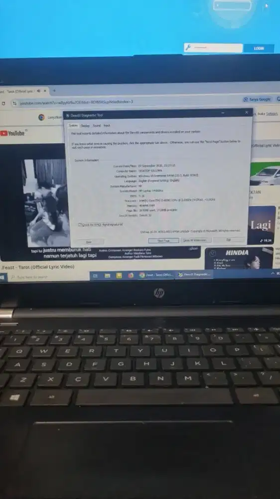 Laptop Hp 14 Bsq