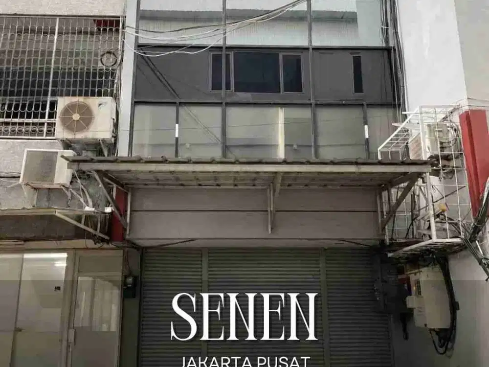 DISEWAKAN CEPAT !! RUKO AREA KOMERSIAL SIAP PAKAI Di Senen - Jakarta Pusat