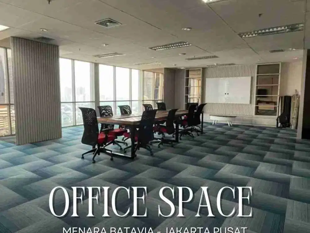 DISEWAKAN CEPAT !! OFFICE SPACE PREMIUM Di Menara Batavia - Jakarta Pusat