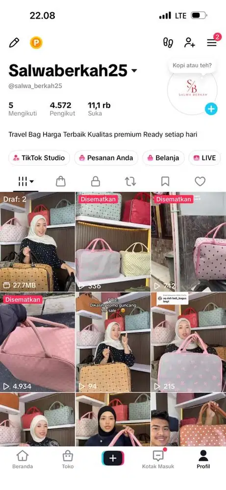 DiCari host live tas