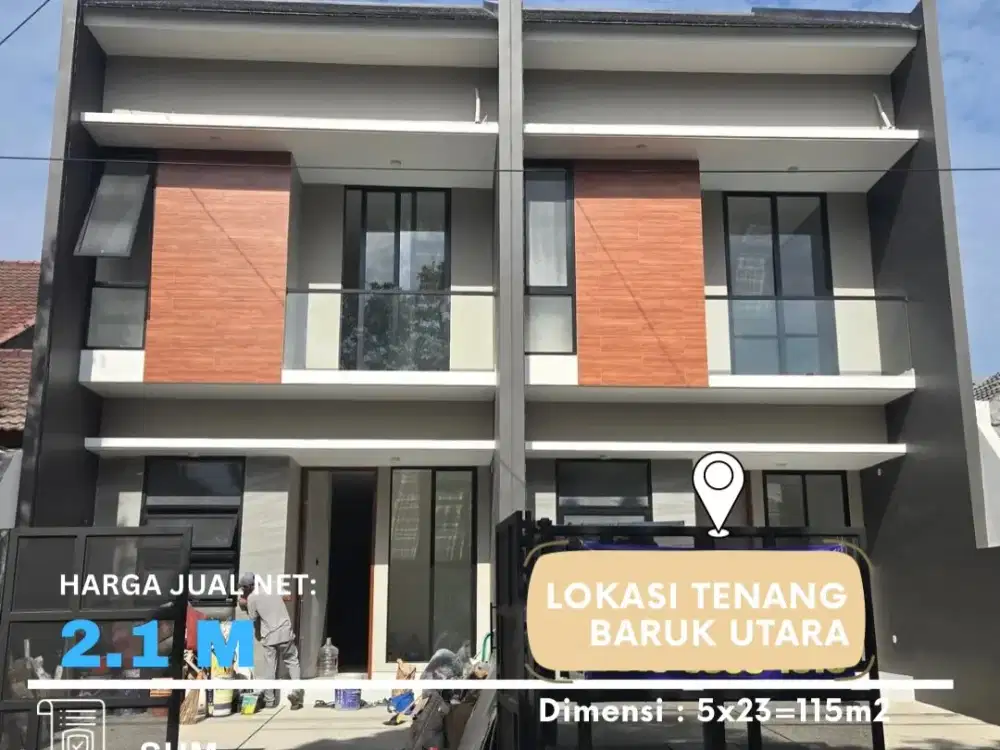 Dijual Rumah Pondok Nirwana ( Dekat Merr ) Baruk Utara