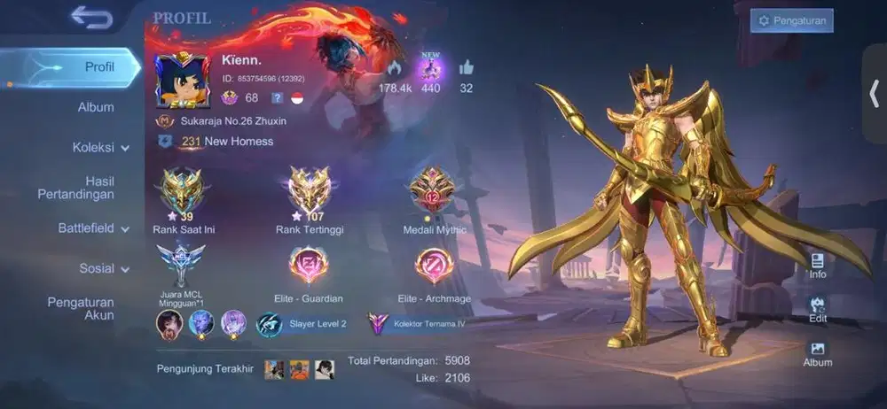 JUAL AKUN PRIBADI ML