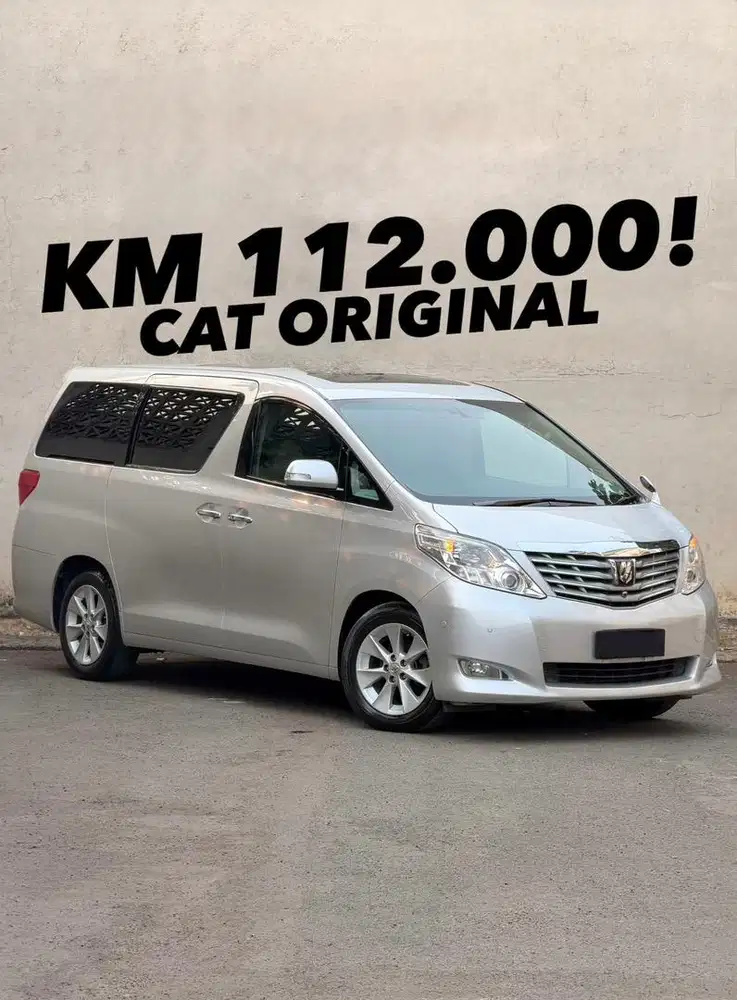 HARGA CASH! KM 112rb! Alphard G 2008 Premium Sound Toyota