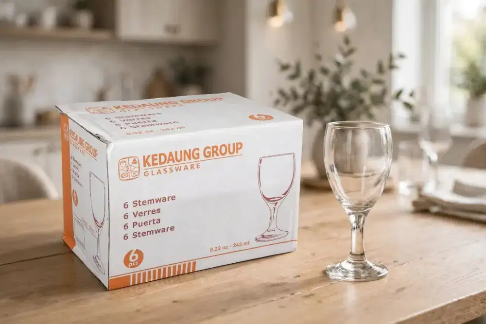 Set Gelas Kaki Kedaung Group Glassware 6 pcs (8.22 oz - 243 ml)